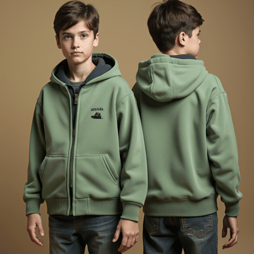 sage green youth zip hoodie 1 sage green youth zip hoodie