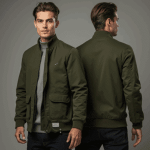 olive green bomber jacket