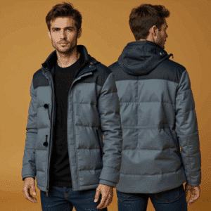 men's quilted winter jacket