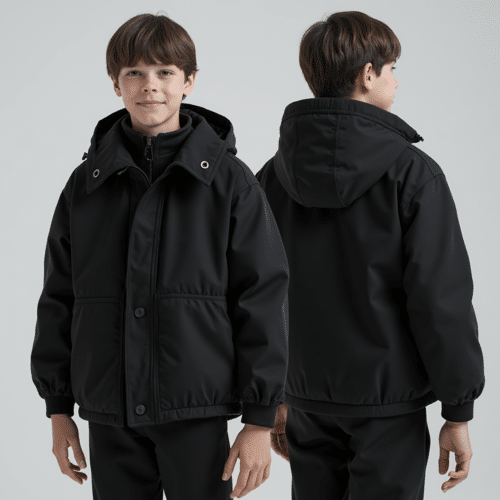 Kids Weatherproof Hooded Jacket 1 kids weatherproof hooded jacket