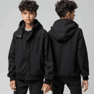 black hooded jacket for boys