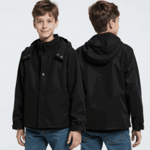 black hooded jacket for boys