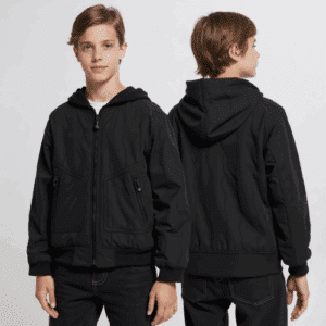 black hooded jacket for boys