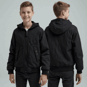black hooded jacket for boys
