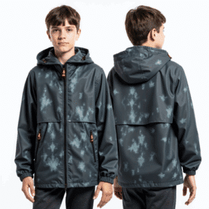 kids water-resistant outdoor jacket