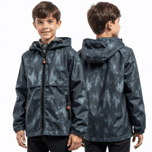 kids hooded jacket cloud pattern