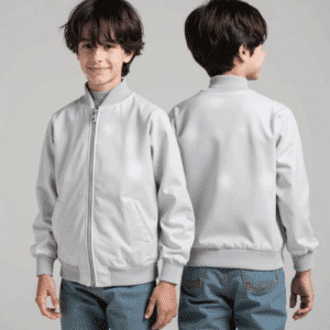 children's light grey bomber jacket