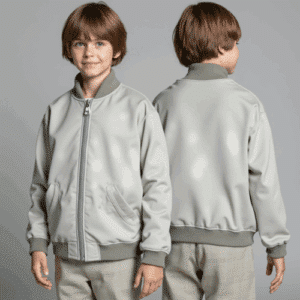 children's gray bomber jacket