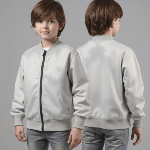 kids light grey bomber jacket for everyday wear 1 kids light grey bomber jacket