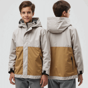two-tone hooded jacket for boys