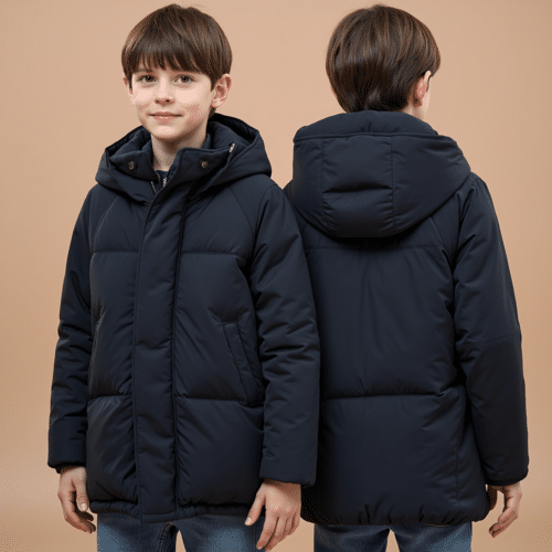 kids navy puffer jacket 1 kids navy puffer jacket