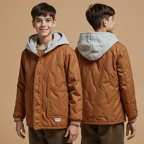 Quilted jacket with patch pockets NAVAL Edition 1 quilted jacket with patch pockets