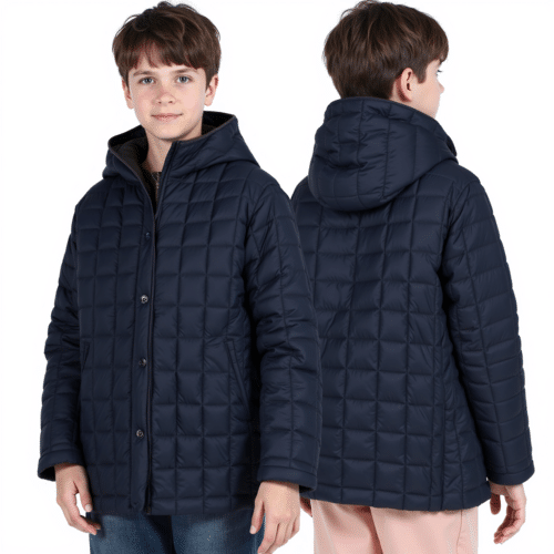 children's quilted jacket with hood – OEM by Eton Garment 1 children's quilted jacket with hood