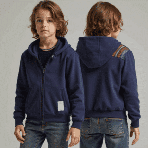 navy zip hoodie for kids
