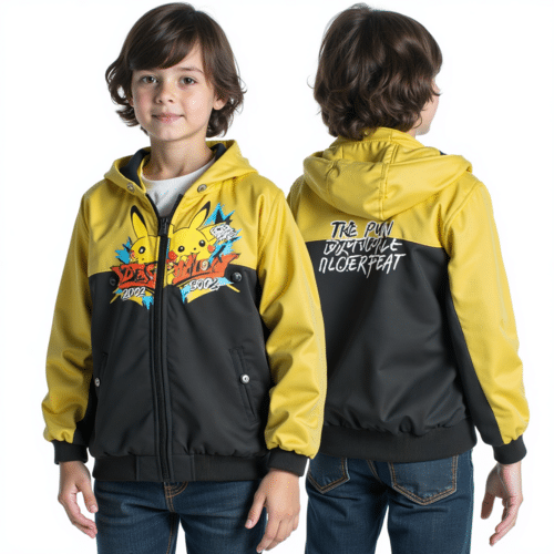 graphic print kids hooded jacket | Eton OEM Custom 1 graphic print kids hooded jacket
