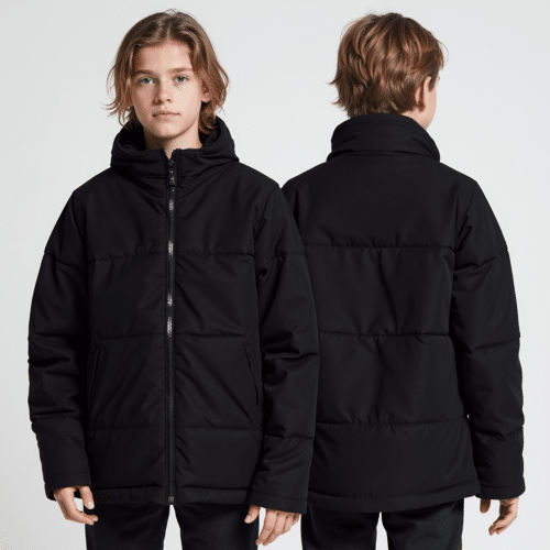 youth black puffer jacket Regular Fit 1 youth black puffer jacket