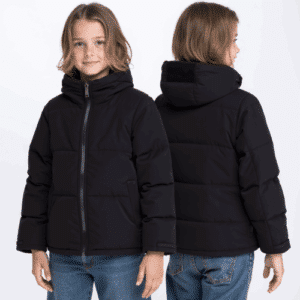 children's black puffer jacket