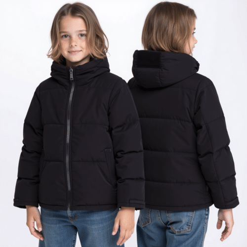 children's black puffer jacket 1 children's black puffer jacket