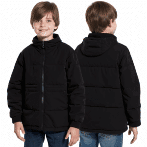 kids black puffer jacket