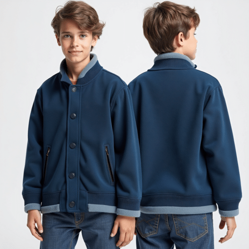 boys navy jacket with stand collar 1 boys navy jacket with stand collar