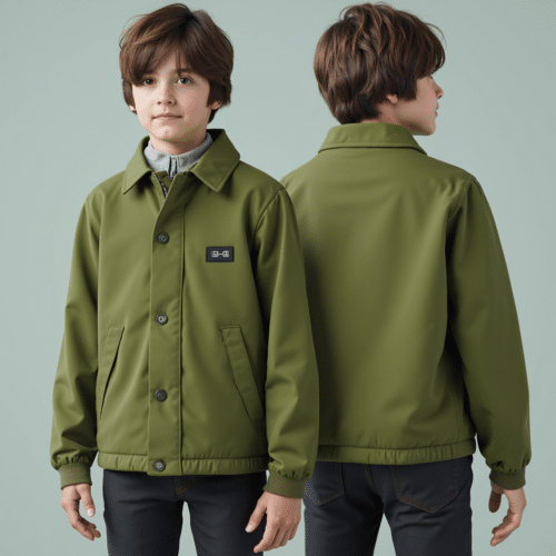 olive green boys jacket | Classic Clean Design 1 olive green boys jacket