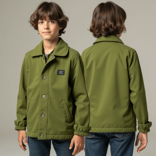 Olive Green Youth Jacket 1 olive green youth jacket
