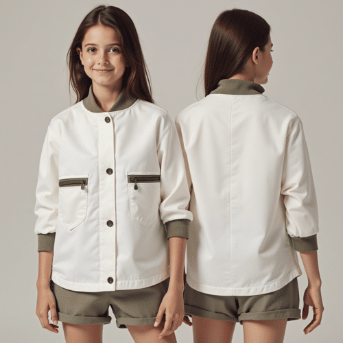 kids button-up olive bomber jacket 1 kids button-up olive bomber jacket