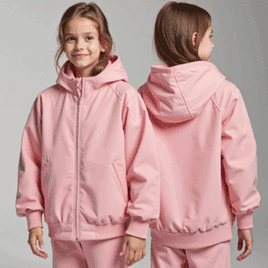 pink hooded kids jacket