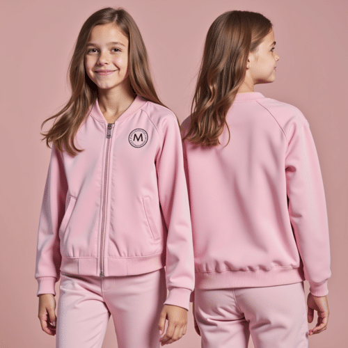 Pink Girls Tracksuit Set - pink girls tracksuit set 1 pink girls tracksuit set