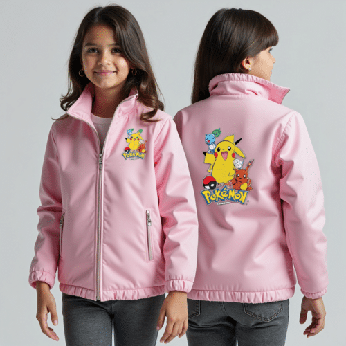 Pink Children's Pokémon Jacket 1 pink children's Pokémon jacket