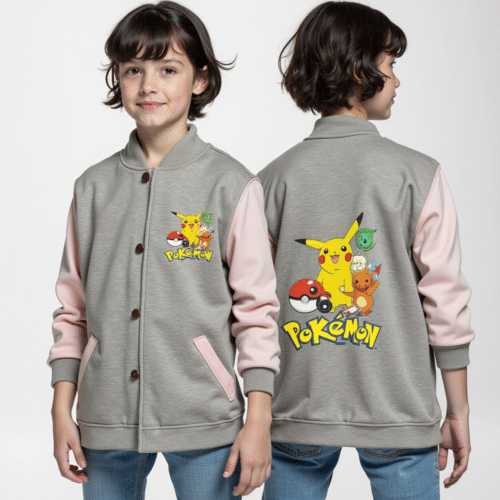 Pokémon kids varsity jacket Pikachu 1 Pokémon kids varsity jacket Pikachu