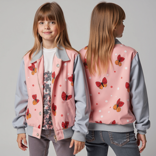 light pink butterfly jacket for kids 1 light pink butterfly jacket for kids