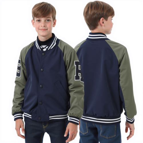 Youth Navy Olive Raglan Jacket 1 youth navy olive raglan jacket
