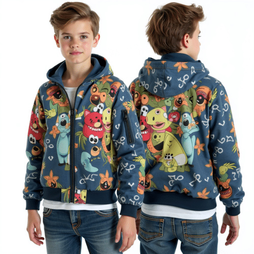 Colorful Animal Hoodie for Kids by Eton Garment - colorful animal hoodie for kids 1 colorful animal hoodie for kids
