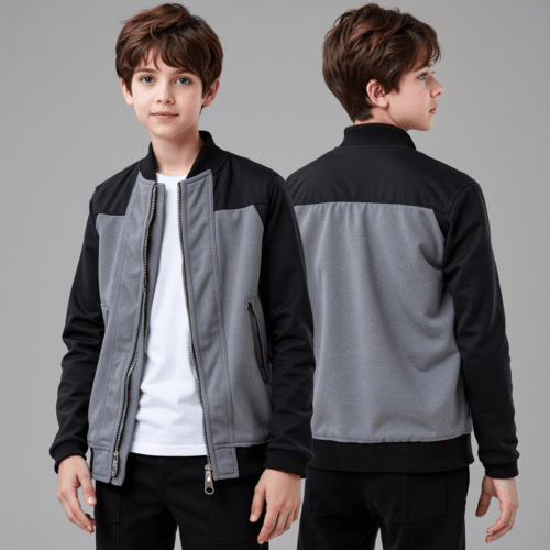 Youth Color Block Bomber Jacket 1 youth color block bomber jacket