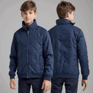 quilted navy youth jacket