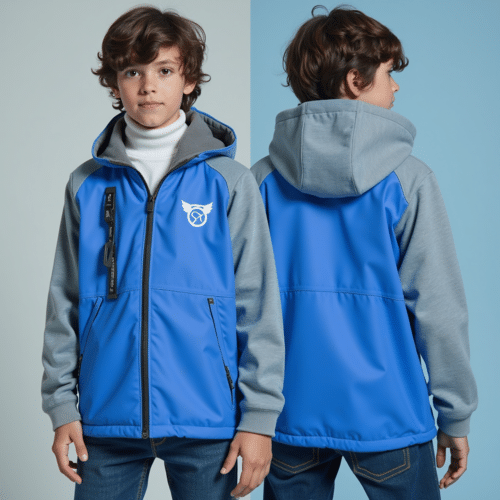 youth hooded jacket with logo - Eton Garment 1 youth hooded jacket with logo