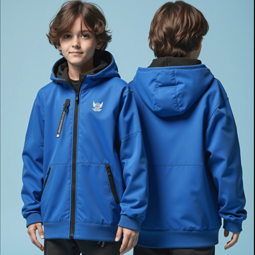 youth blue hooded jacket 1 youth blue hooded jacket