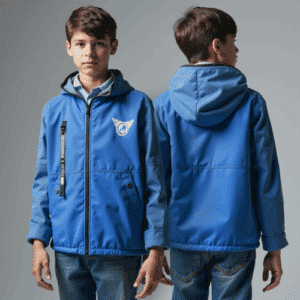boys blue windbreaker jacket with hood