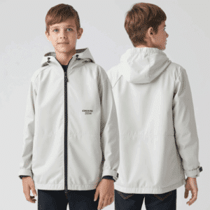 children's light grey hooded jacket