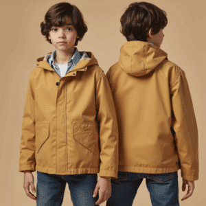 waterproof children's hooded jacket