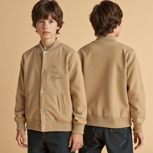 Tan bomber jacket with embroidery 1 tan bomber jacket with embroidery