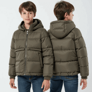 children's olive green puffer jacket